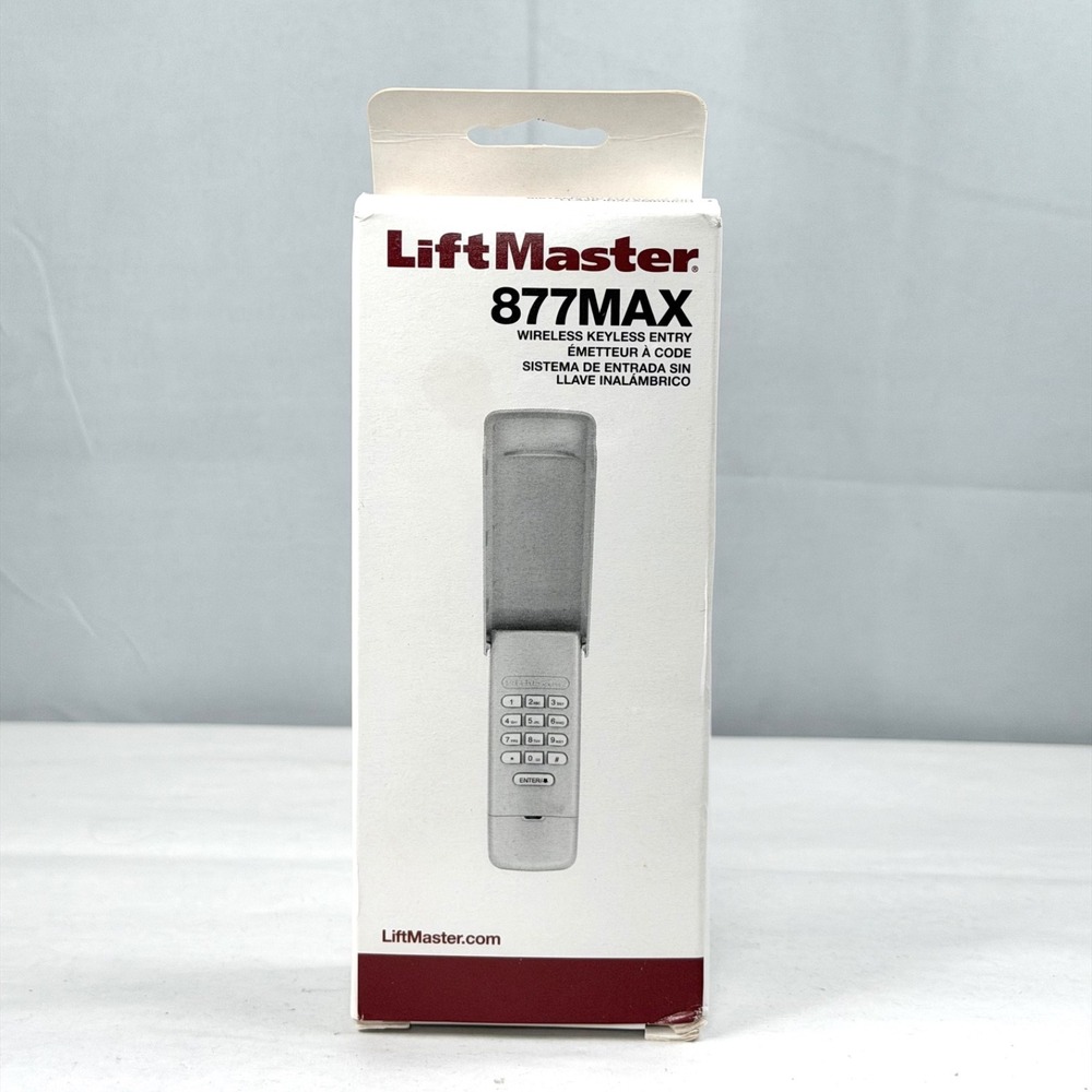 LiftMaster 877MAX Garage Door Opener Keypad Remote Keyless Entry Wireless